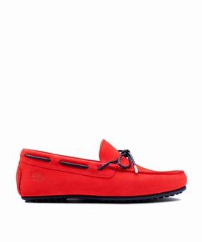 Cancun Moccasin Red Suede Adapt-Fit Gear