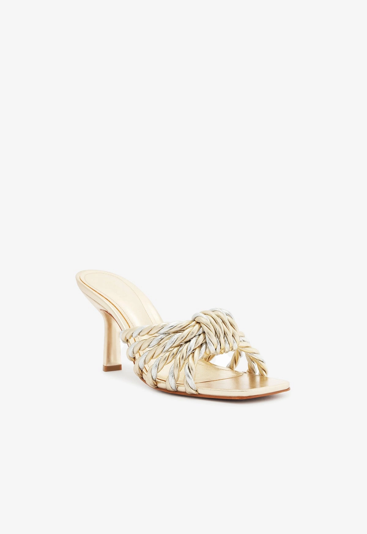 Daily-Ready Capri Metallic Sandal