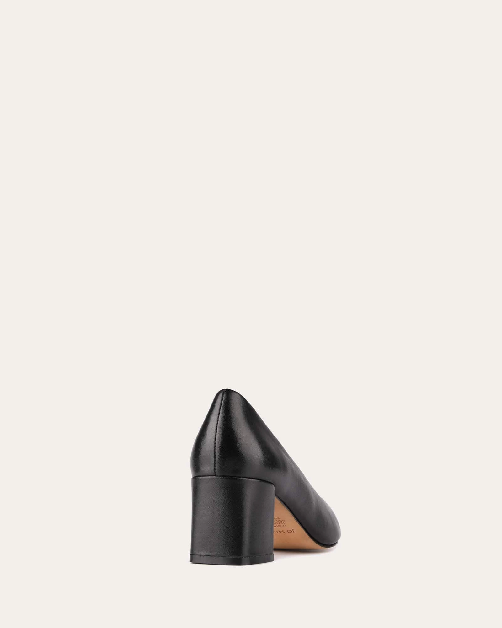 Wearable Clarity Motion Clarity Carrington Low Heels Black Leather