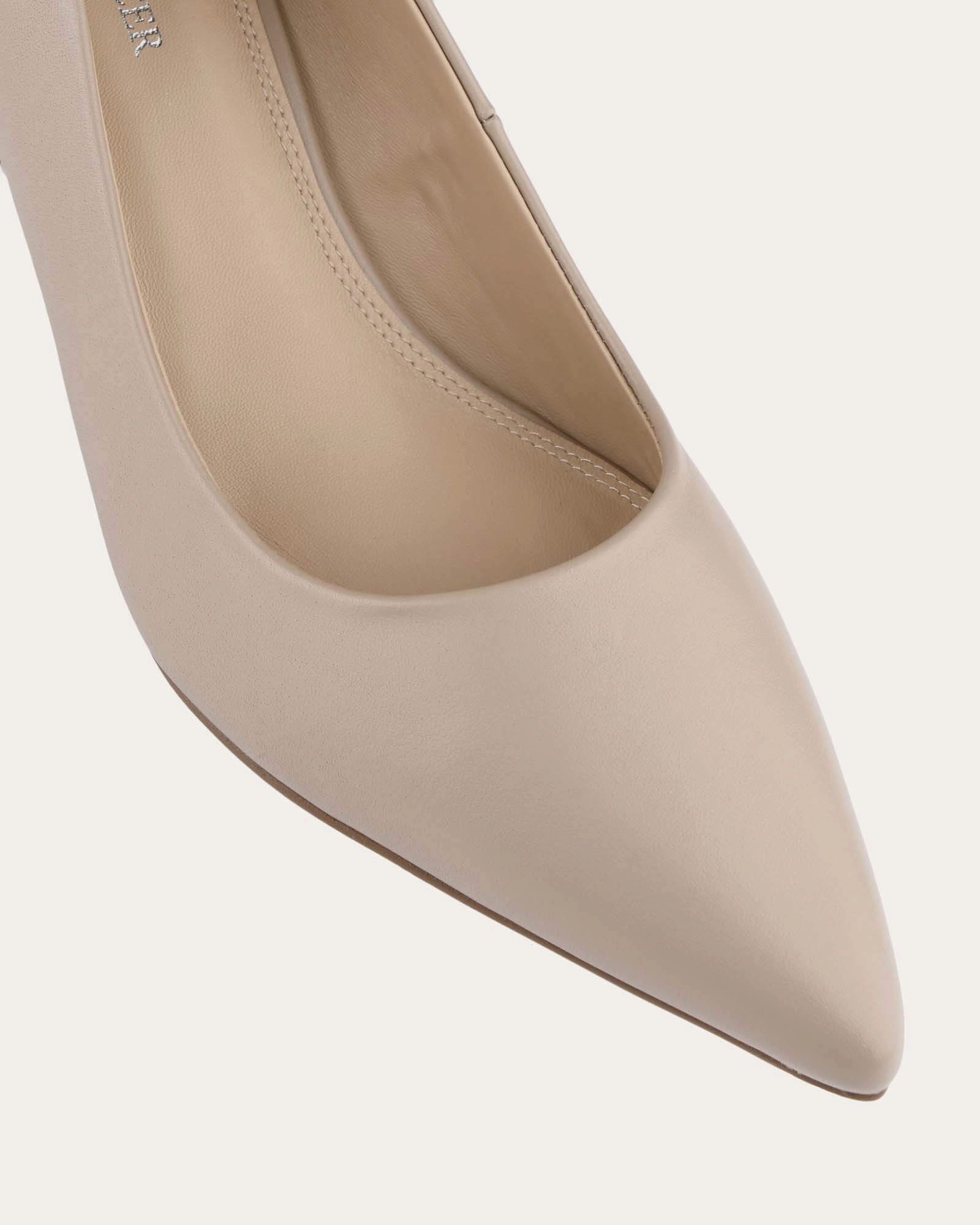 Carrington Low Heels Taupe Leather Future Classic
