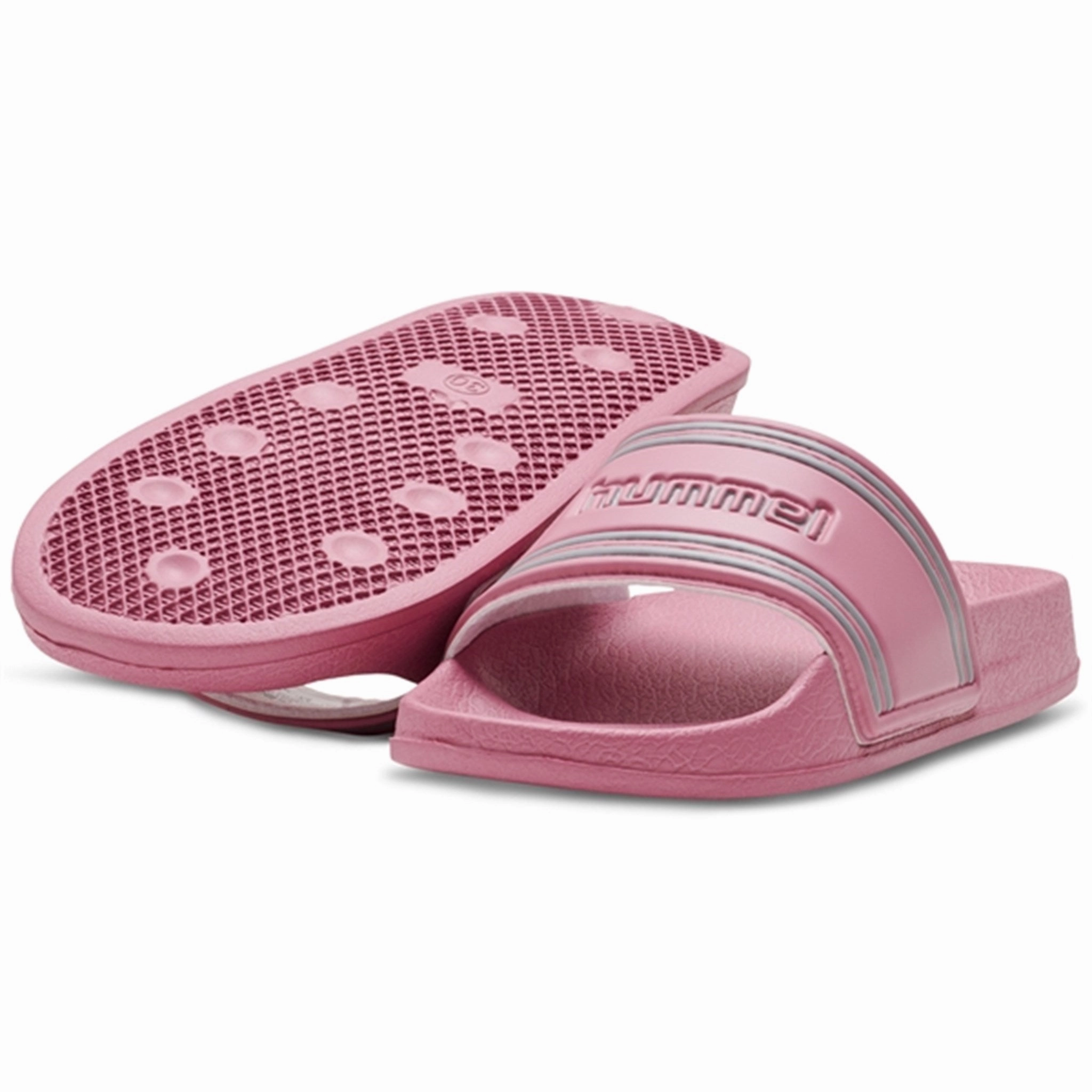 Multi-Context Fit Daily-Ready Hummel Heather Rose Pool Slide Jr