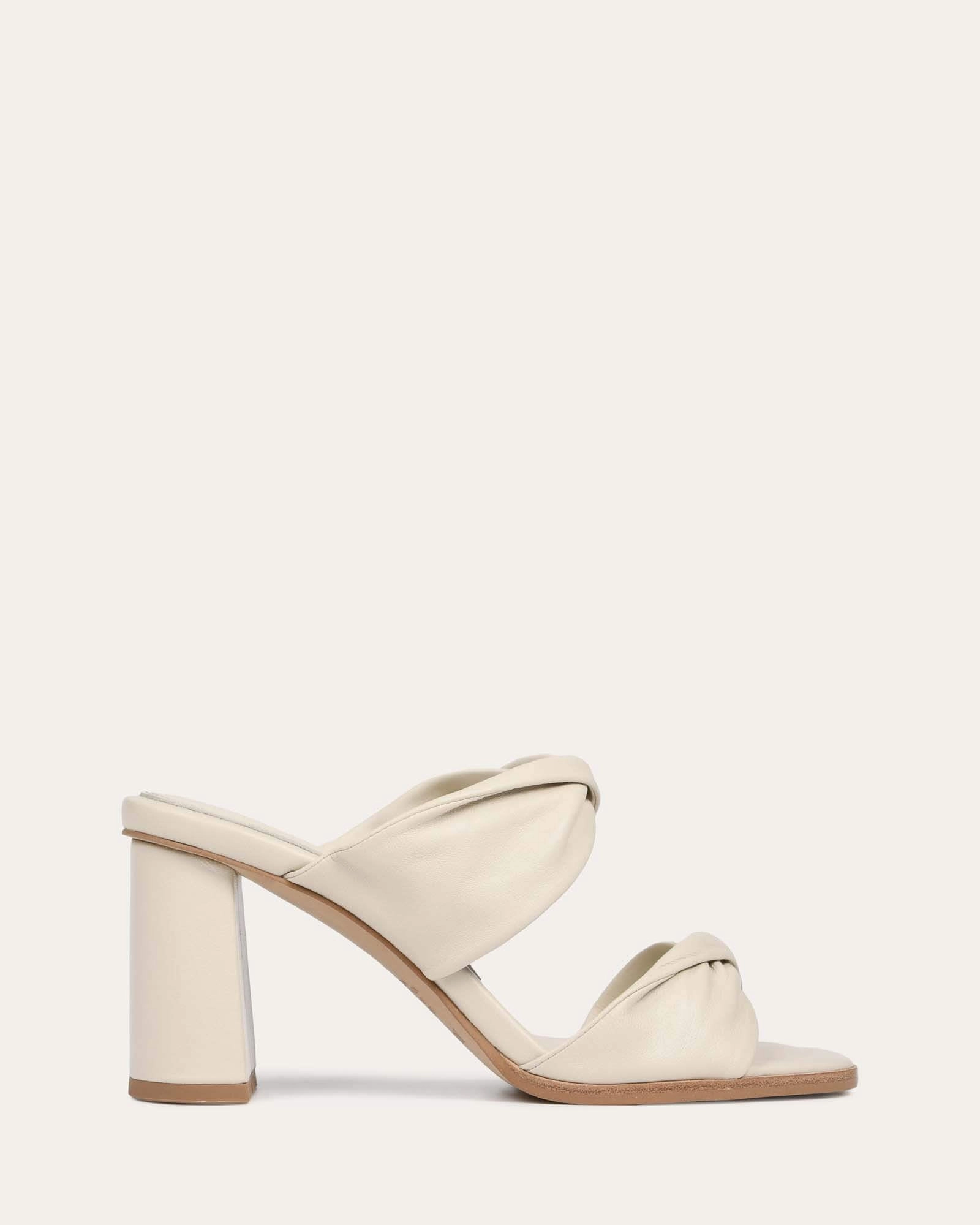 Caylie High Heel Sandals Bone Leather Engineered To Adapt