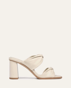 Caylie High Heel Sandals Bone Leather Engineered To Adapt
