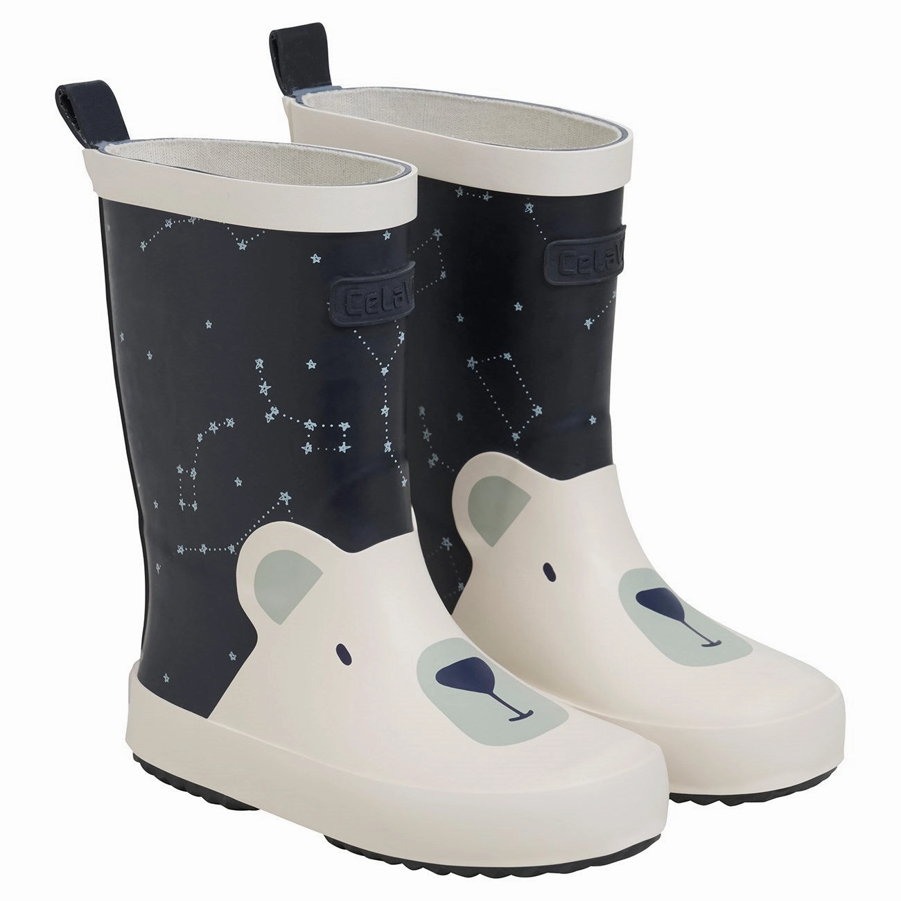 Fresh Function Ease Daily Celavi Navy Wellington Boots - Bear