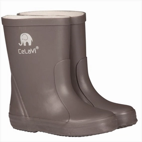 Celavi Wellies New Basic Boot Grey Responsive Fit Rhythm-Based Wear