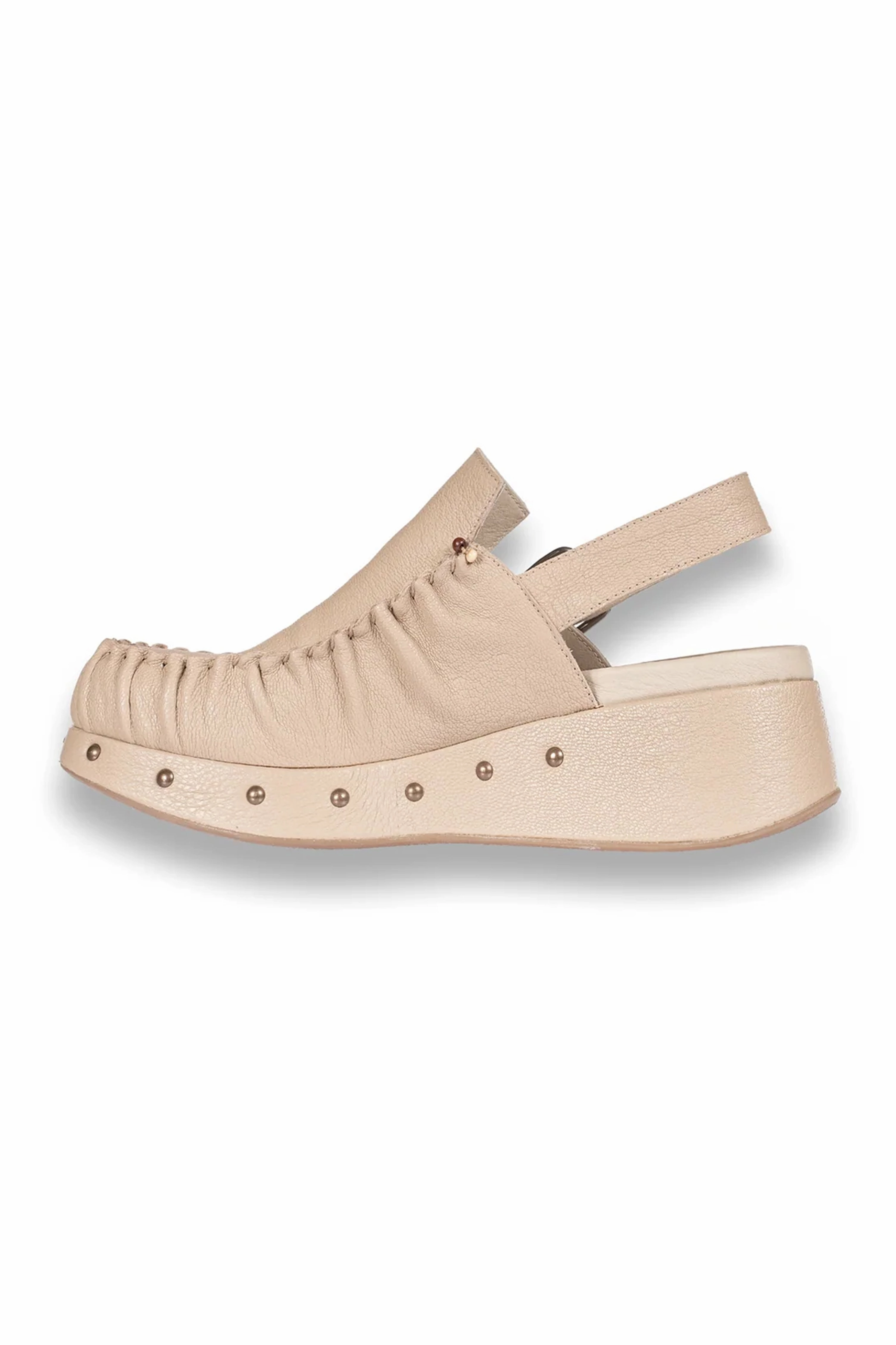 Chanel Leather Wedge Loafer Shoe In Sabbia Smart Casual Visual Ease