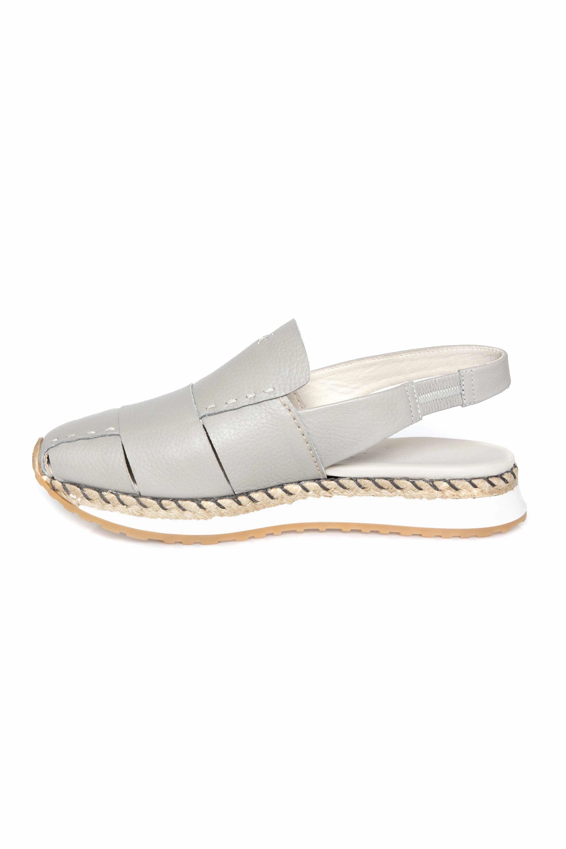 Chanel Sport Leather Slingback Shoe In Cervo Brina Freedom Fitted Fluid Motionwear