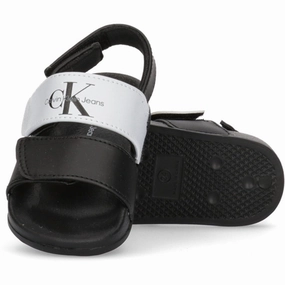 Rhythm Inspired Calvin Klein Velcro Sandal Black/White