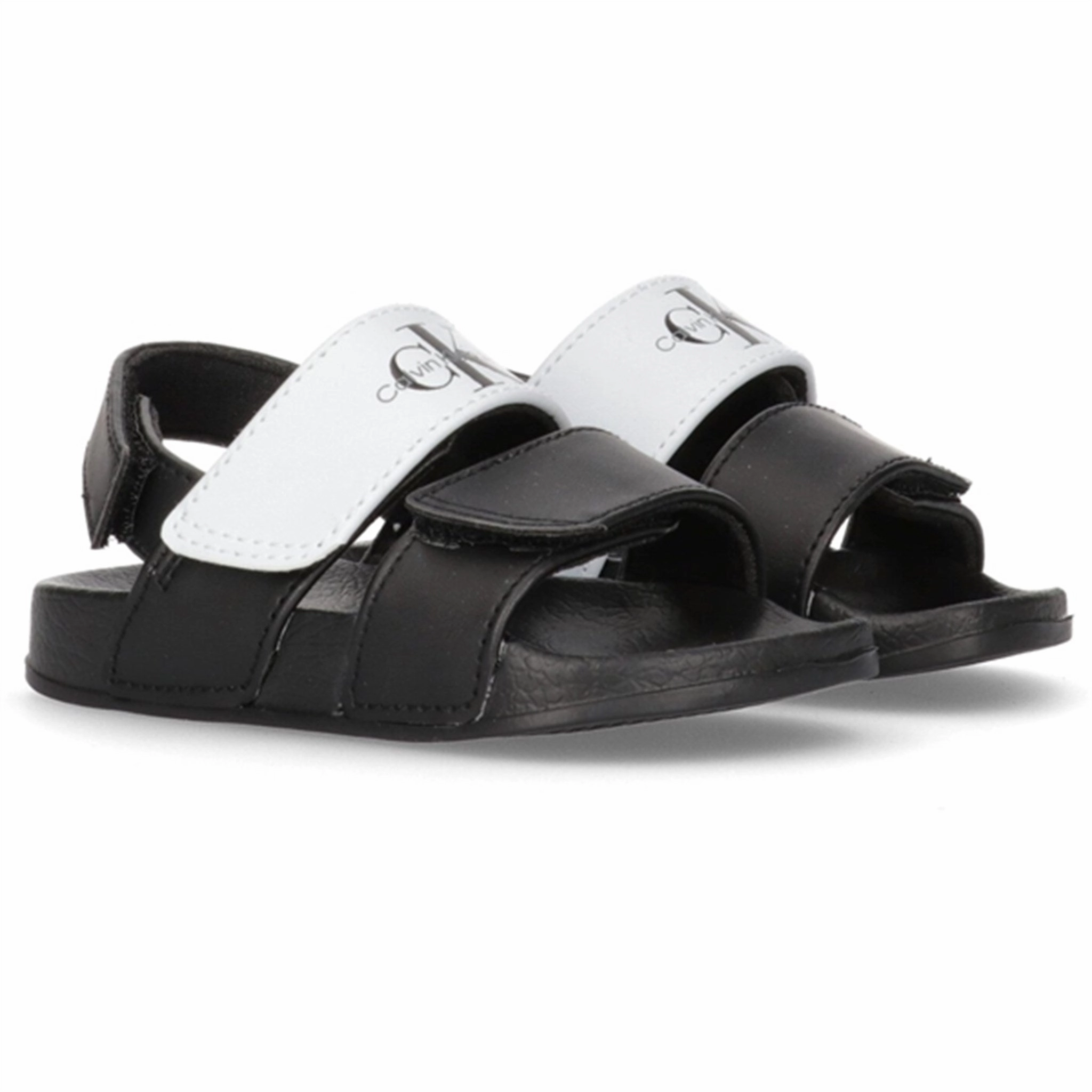 Calvin Klein Velcro Sandal Black/White Chill-Crafted Future-Neutral