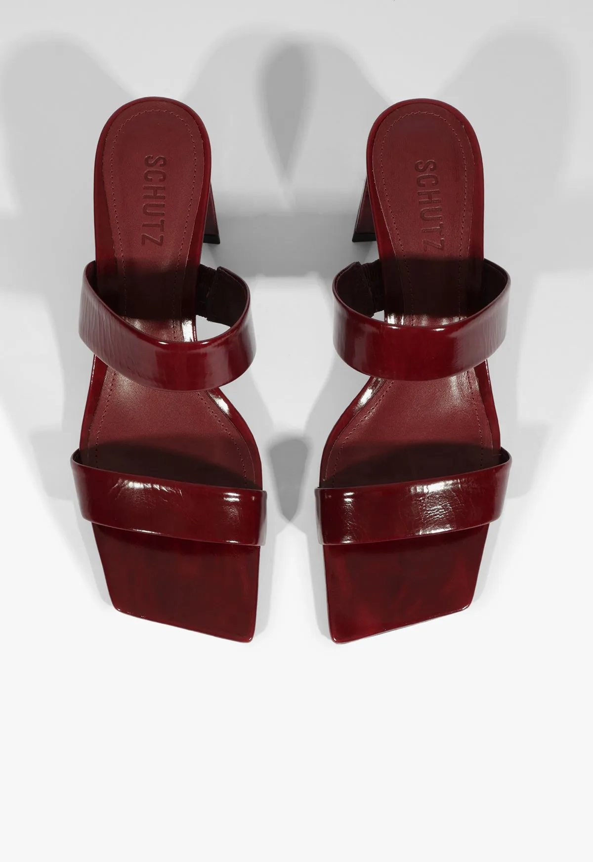 Chantal Mid Patent Sandal Cool Fitwear