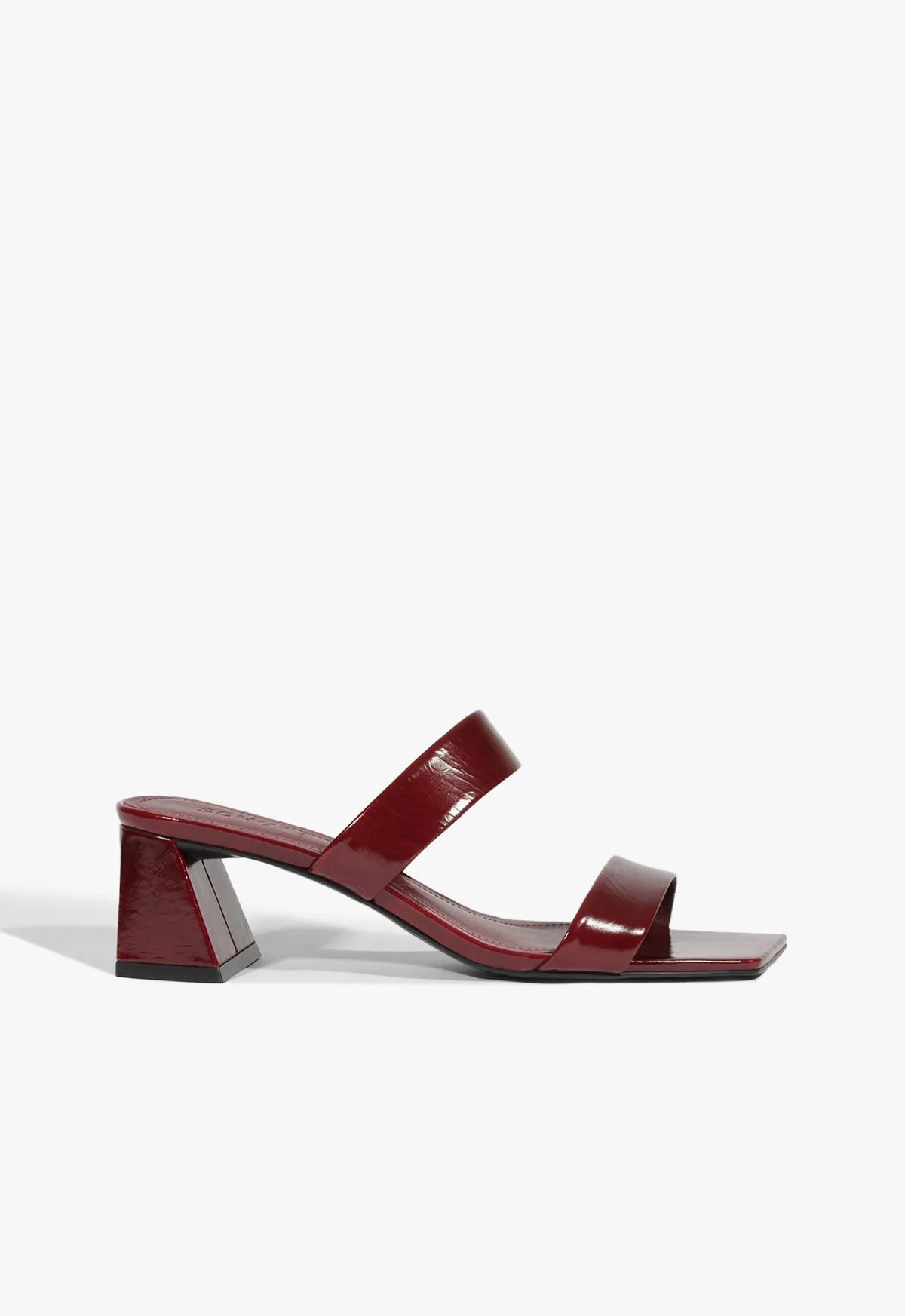 Urban Evolution Minimal Gear Chantal Mid Patent Sandal