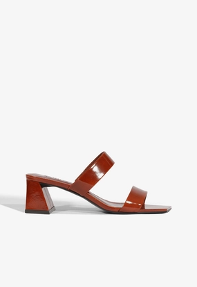 Chantal Mid Patent Sandal Purposefully Crafted