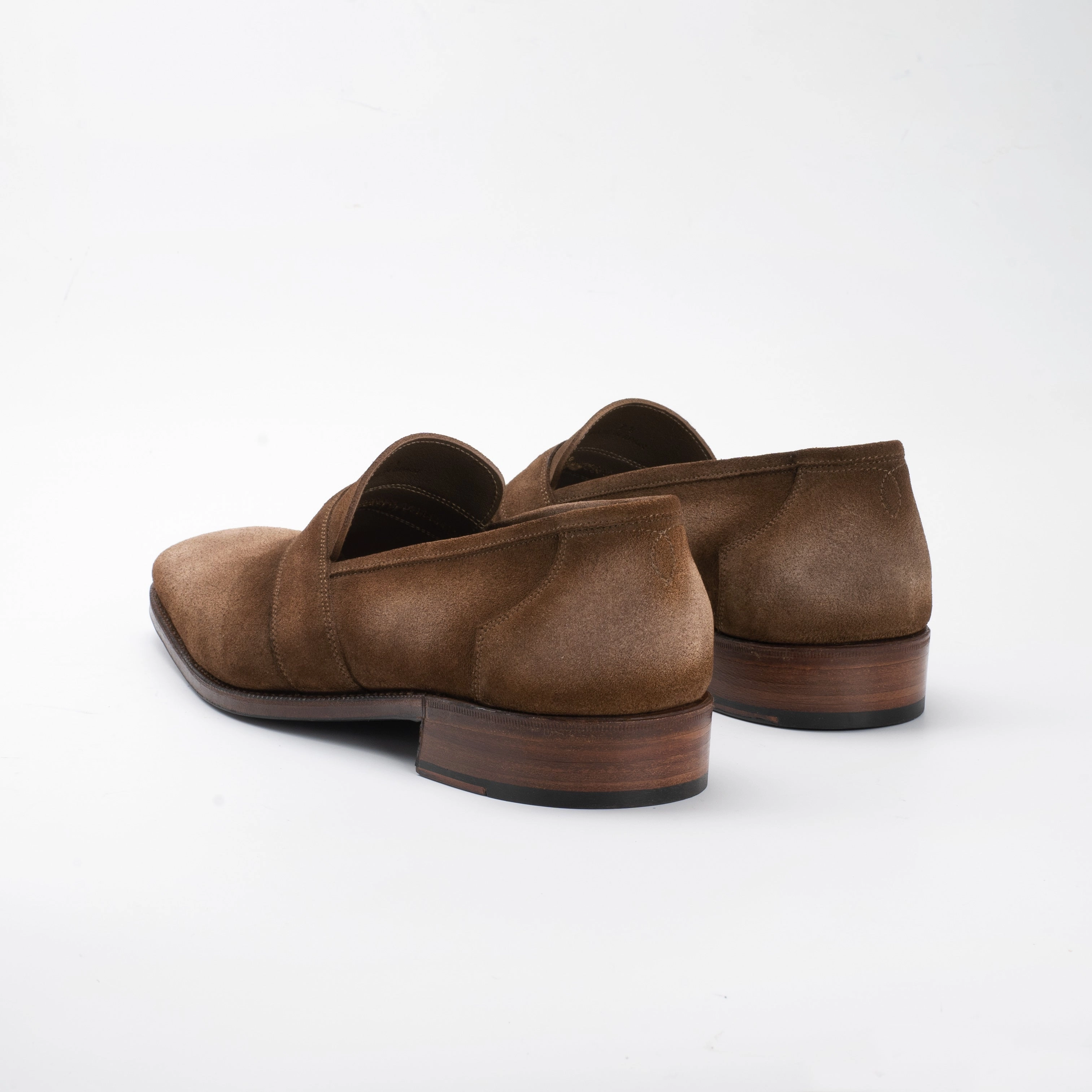 Charlie Unlined Penny Loafer Mto - Hazelnut Patina Modern Tone