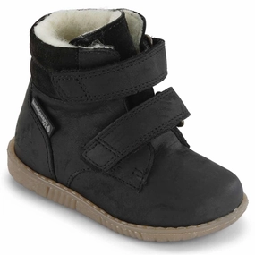 Bundgaard Rabbit Boots Velcro Black On Structured Motion