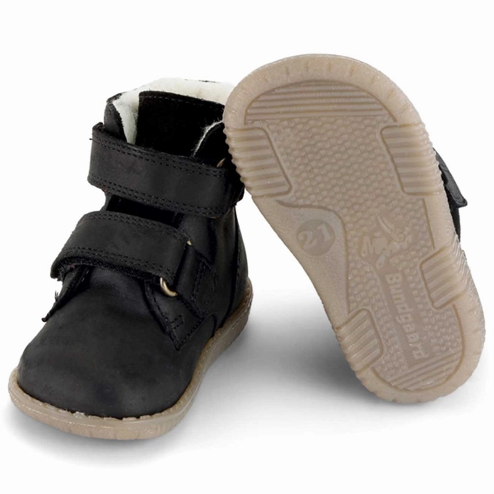 Bundgaard Rabbit Boots Velcro Black On Designed To Flex