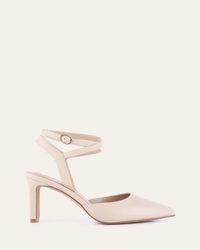 Khloe Mid Heels Sand Leather All-Day Rhythm Urban Transition