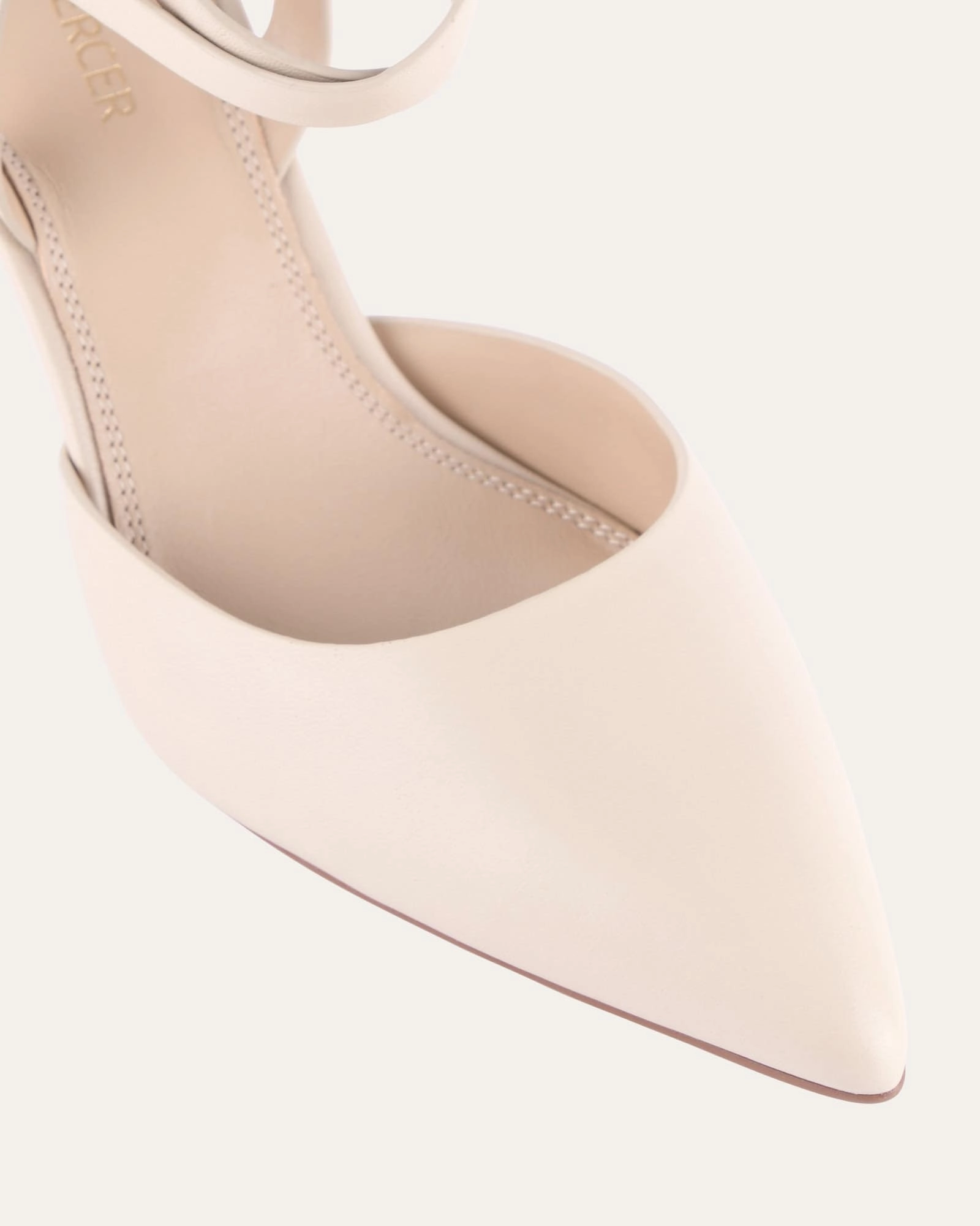 Elevate Your Routine Subtle Style Gear Khloe Mid Heels Sand Leather