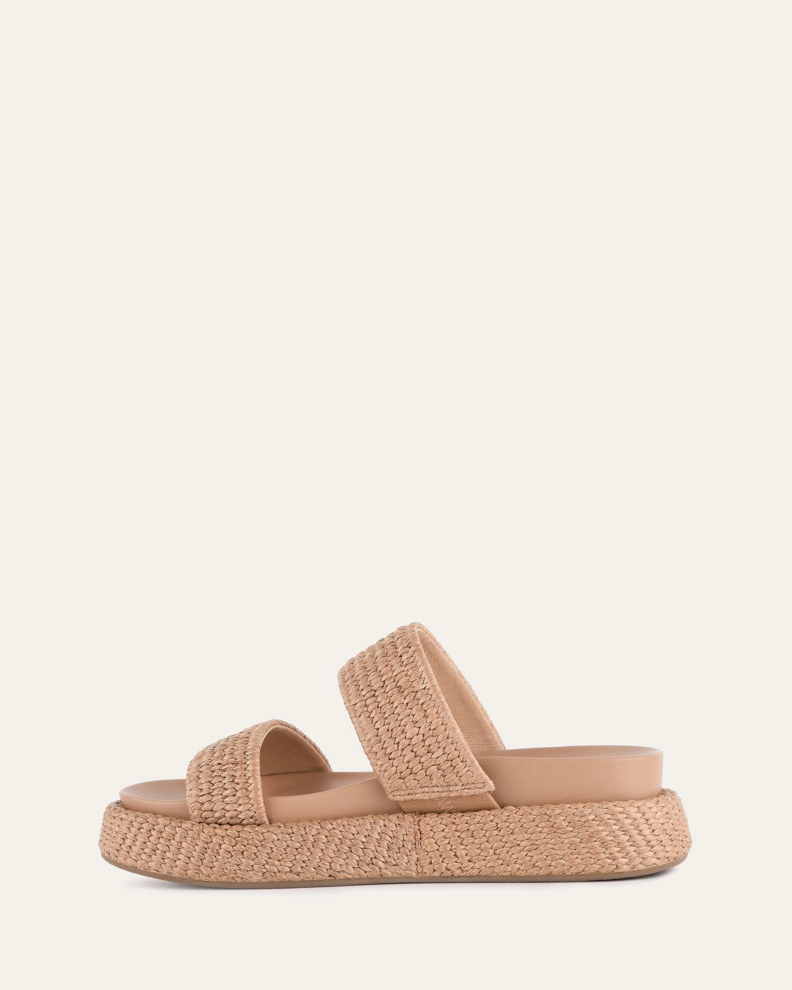 Marco Flat Sandals Tan Raffia Style In Balance Move All Day