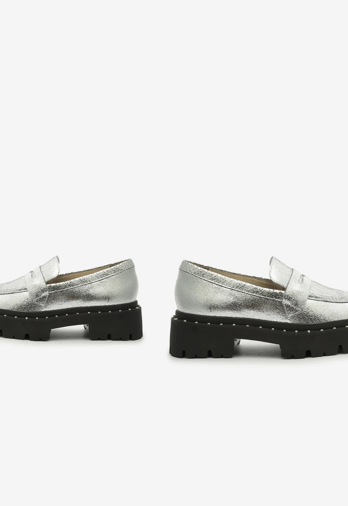 Christie Studs Crackled Leather Smart Casual Core