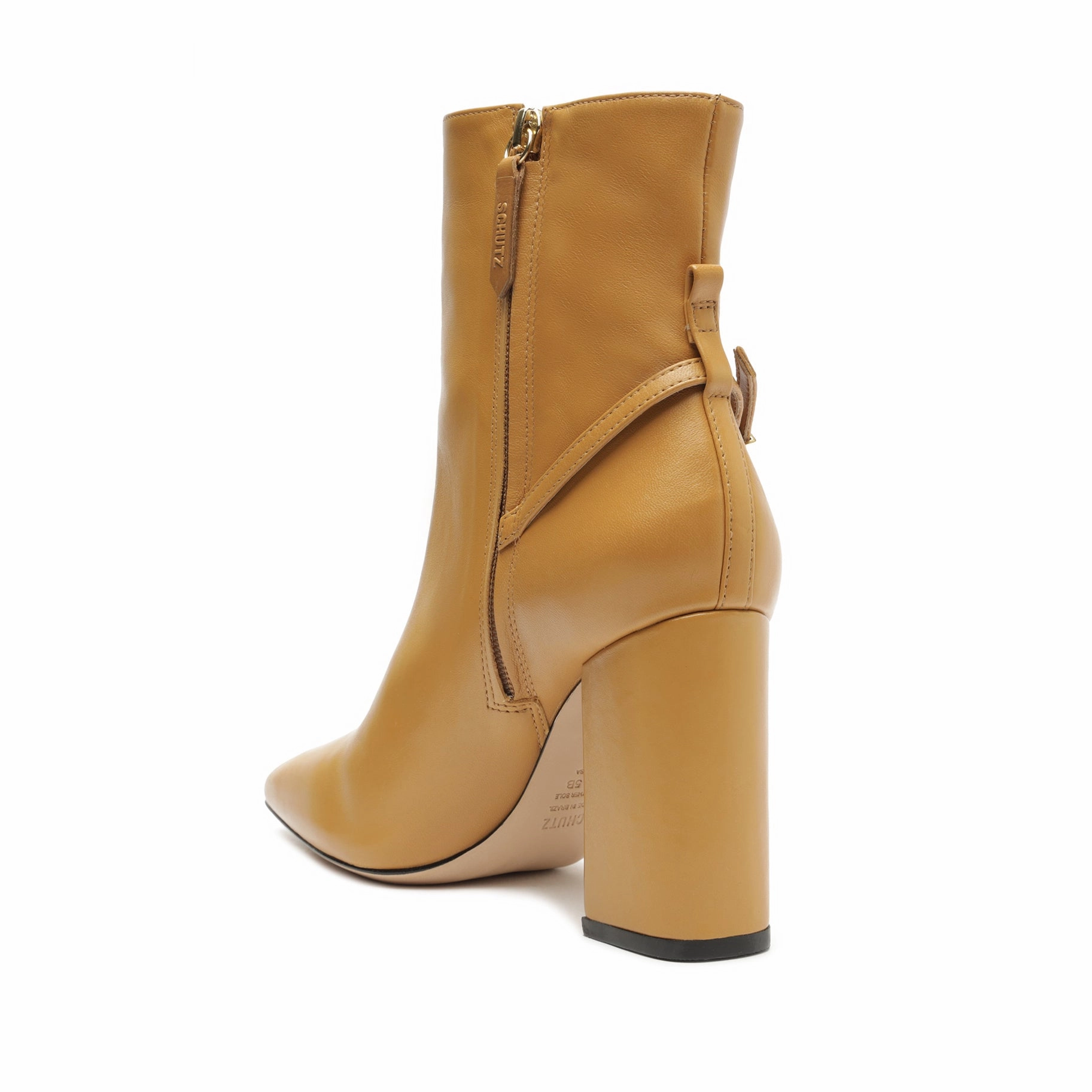 Christine Nappa Leather Bootie Move And Live Elevated Simplicity