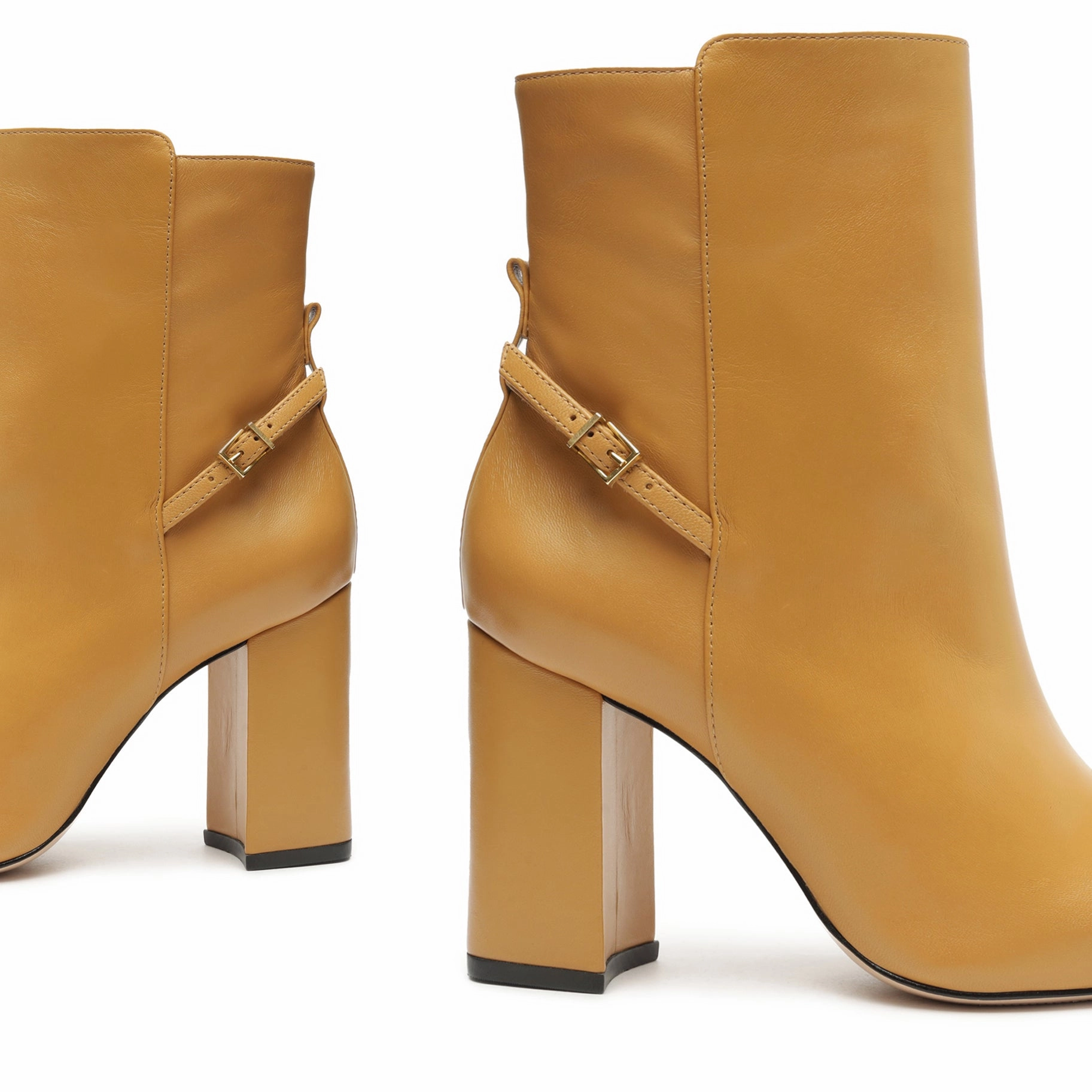 Christine Nappa Leather Bootie Bold Looks