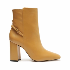 Motion-Elevated Simple City Christine Nappa Leather Bootie