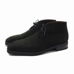 Distinctly Modern Simple Uniform Chukka Boot Mto - Deep Lichen Green