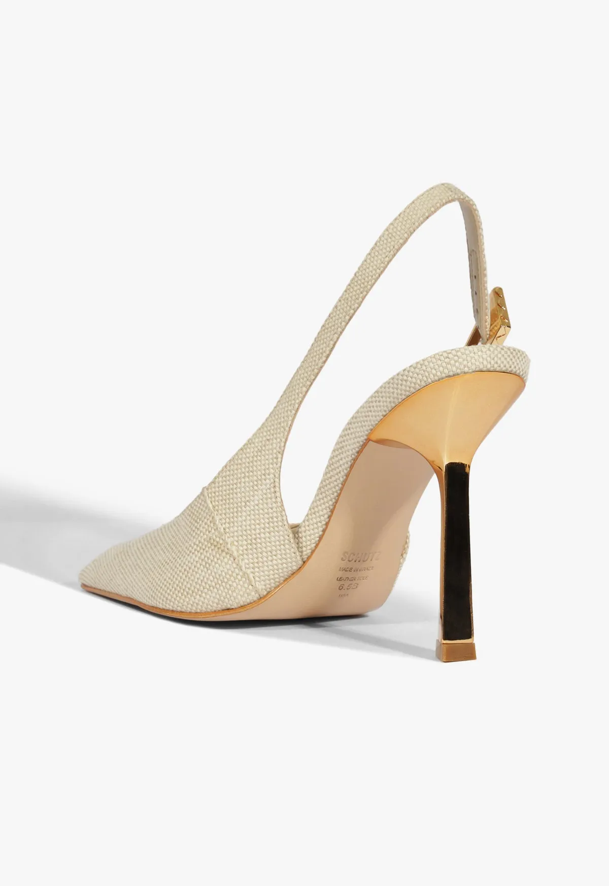 Ciara High Stiletto Beige Pump Sleek Mindset