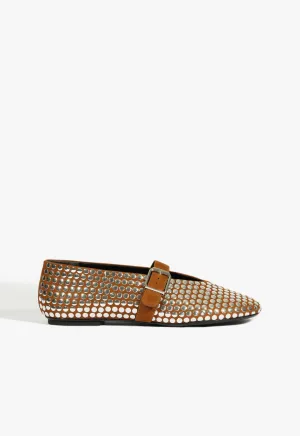 Eiza Studs Ballet Flat Dynamic Looks