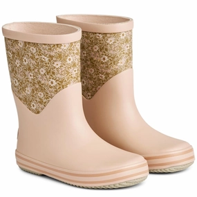 Wheat Rubber Boots Juno Pale Lilac Flowers Built For Feel Core To Explore