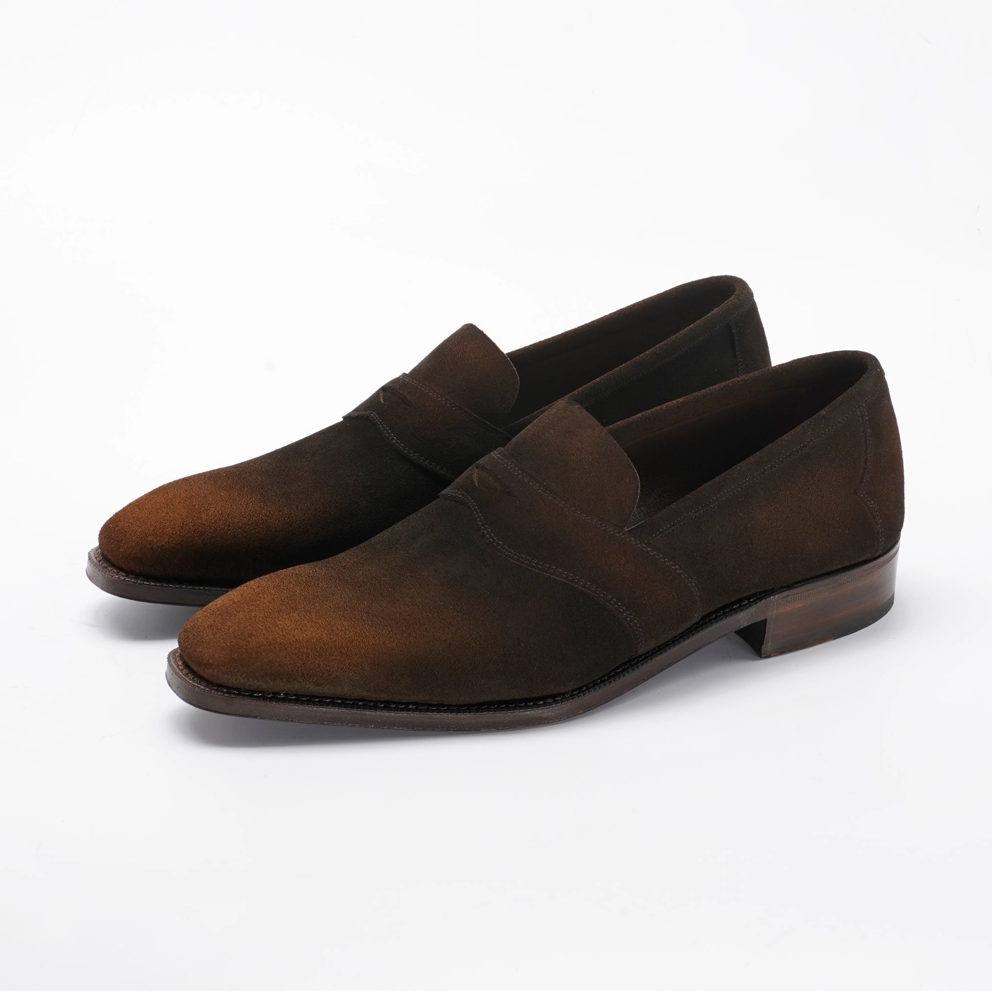 Charlie Unlined Penny Loafer Mto - Burnt Umber Patina Carry Your Vibe