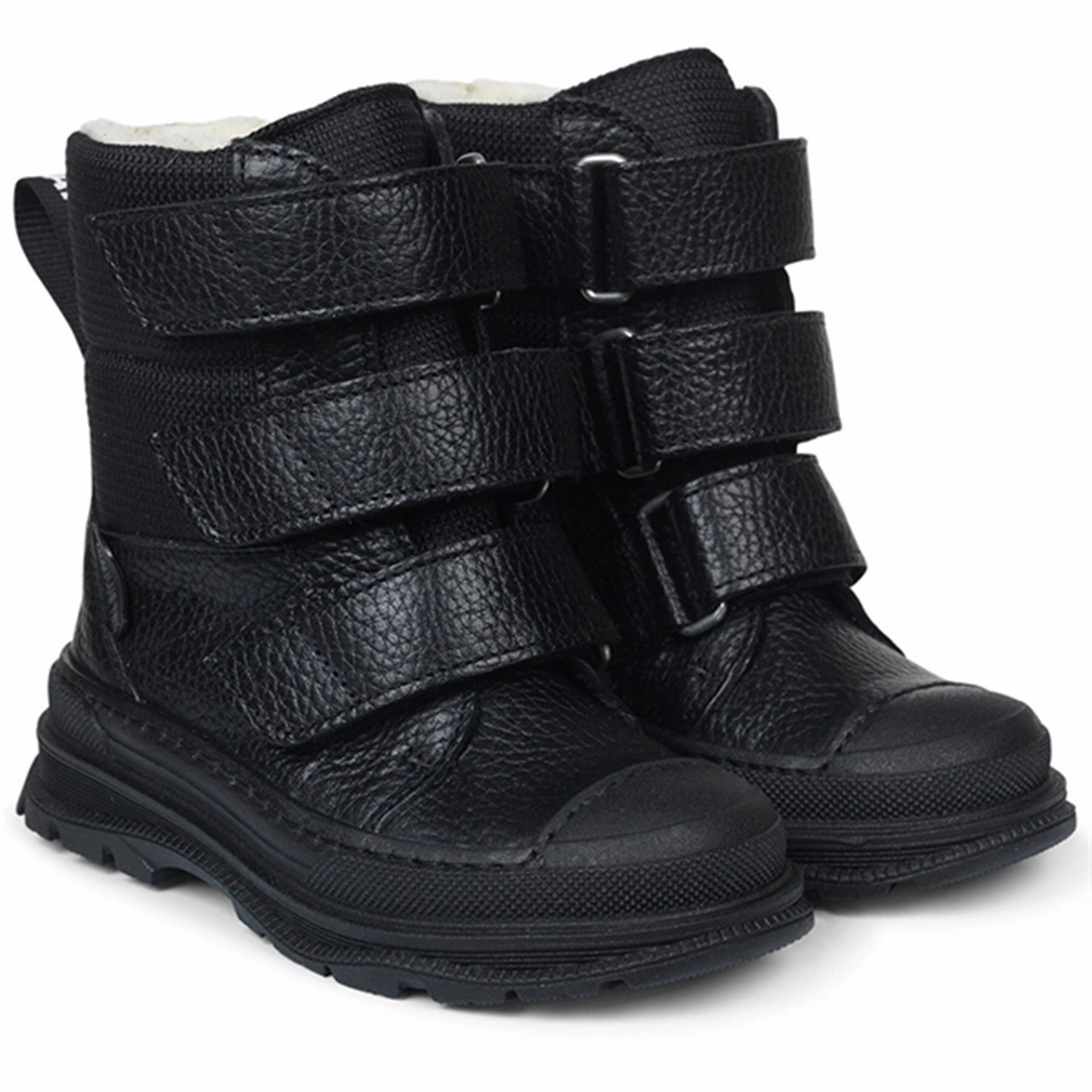 Journey Wear Curated For Motion Angulus Tex-Boots W Velcro And Wool Lining Black