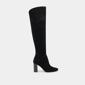 Style Meets Tech Refined Edgewear Sury Boots Onyx Suede