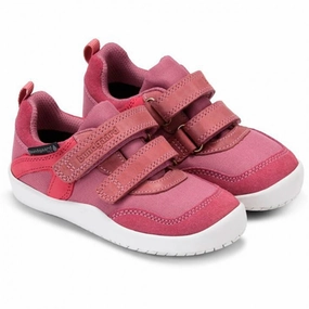 Make It Flow Effortless Fit Bundgaard Bennie Strap Tex Sneakers Dark Rose Ws