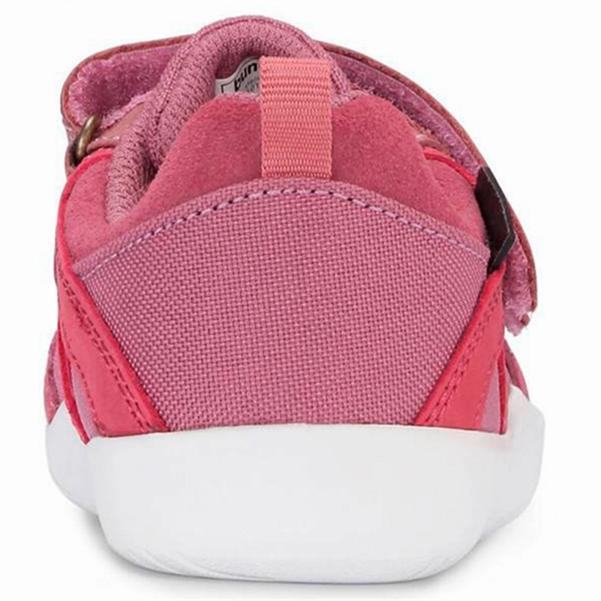 Built For Today Bundgaard Bennie Strap Tex Sneakers Dark Rose Ws