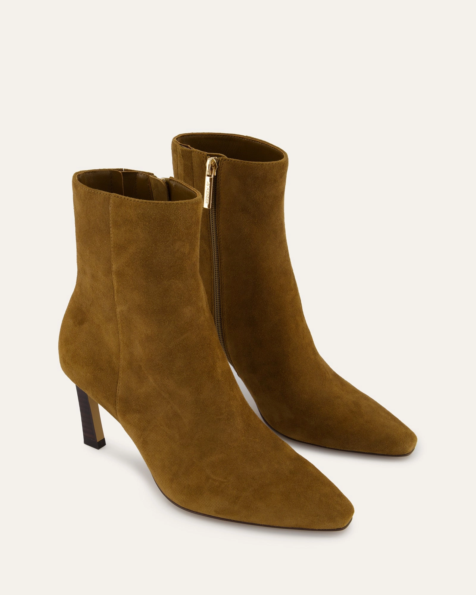 City-Form Built For Real Nessie Mid Ankle Boots Biscuit Suede