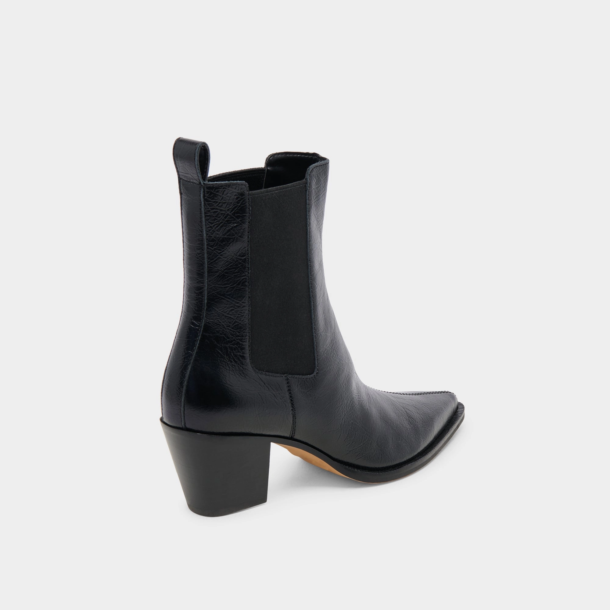 Shadie H2O Booties Midnight Crinkle Patent Bold And Clean