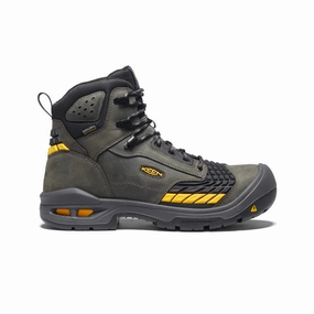 Men'S Troy 6" Waterproof Boot (Carbon Toe)  |  Magnet/Black Streamlined Mobility Dynamic Essentials