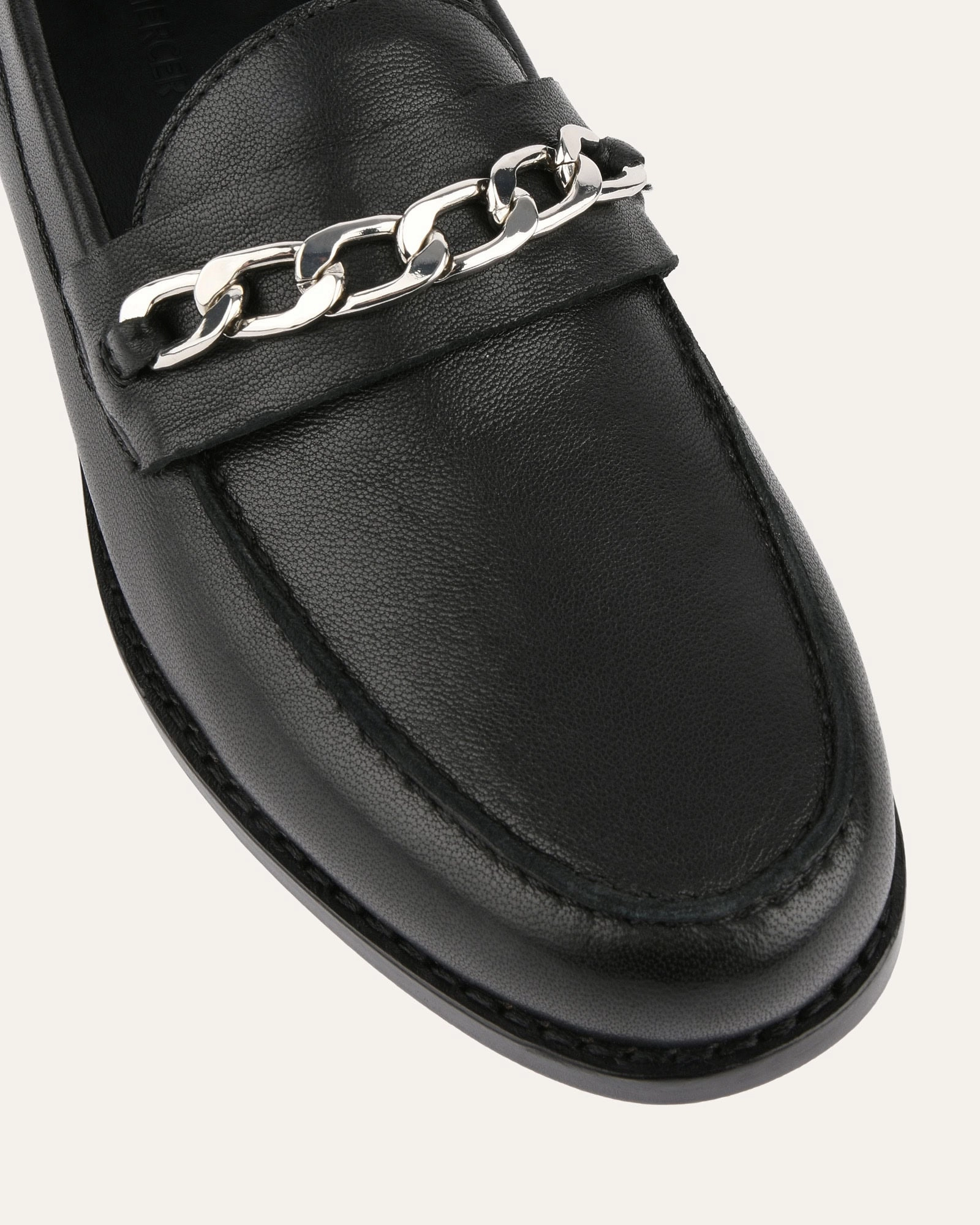Thea Loafers Black Leather Layer Light Gear For Now