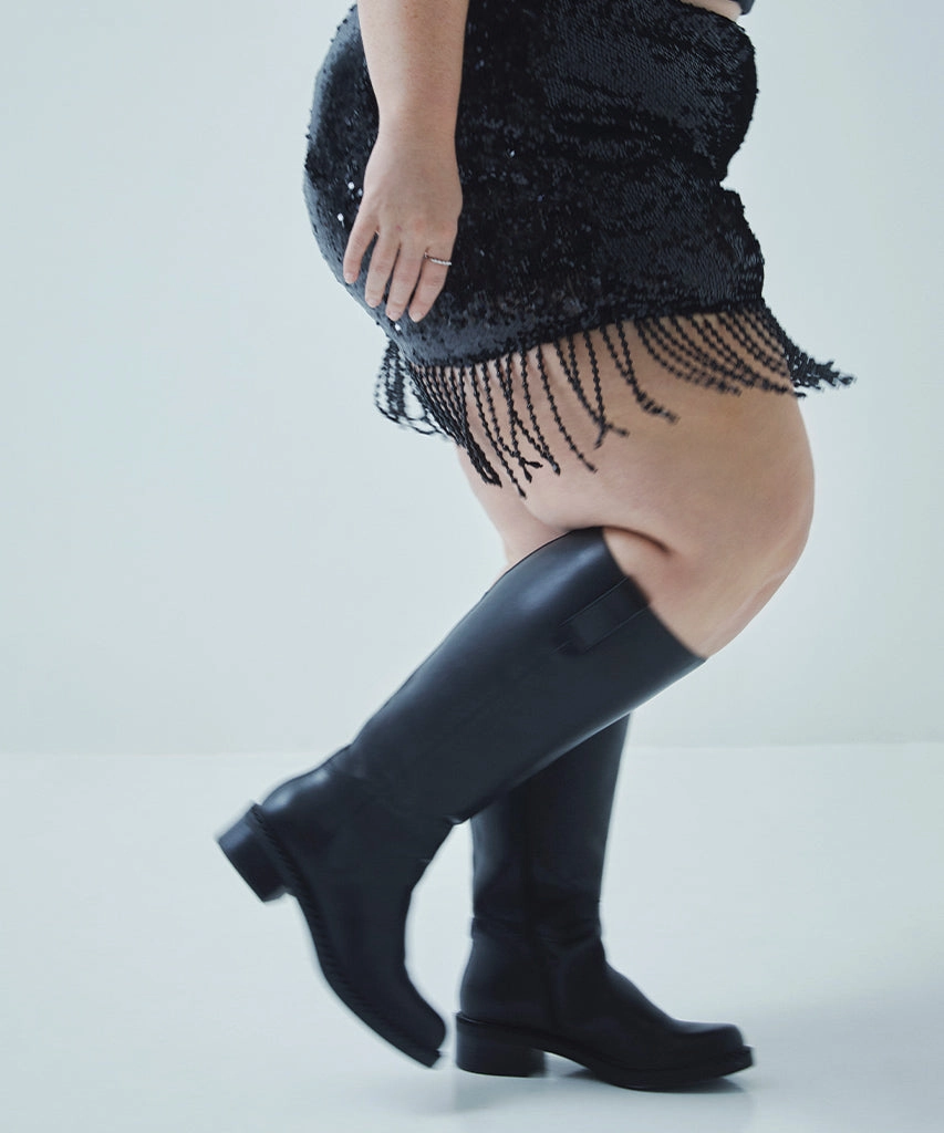 Comfort In Layers Pure-Fit Glory H2O Extra Wide Calf Boots Black Leather