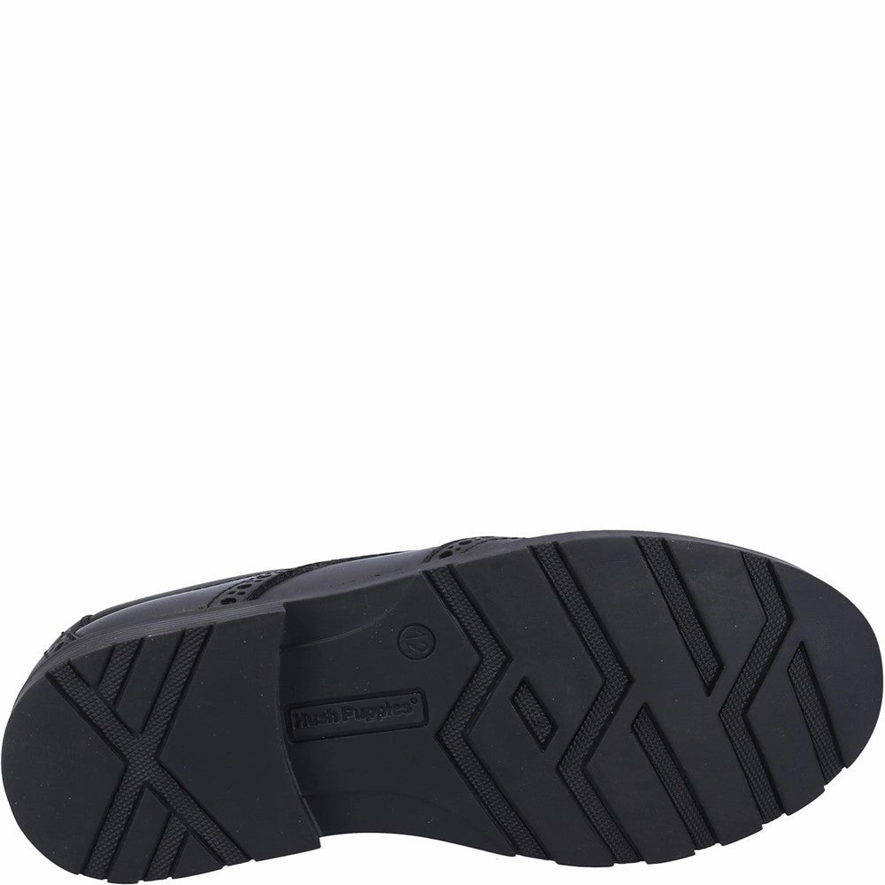 Hush Puppies Jacob Senior School Shoes Minimalist Edge Movement Layers