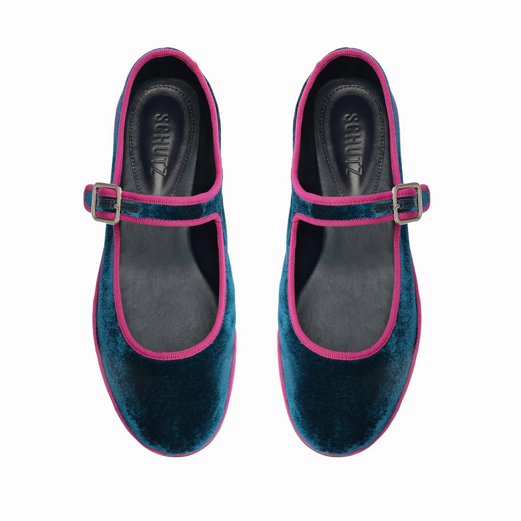 Future-Ready Fit Grounded Luxury Clarissa Velvet Flat