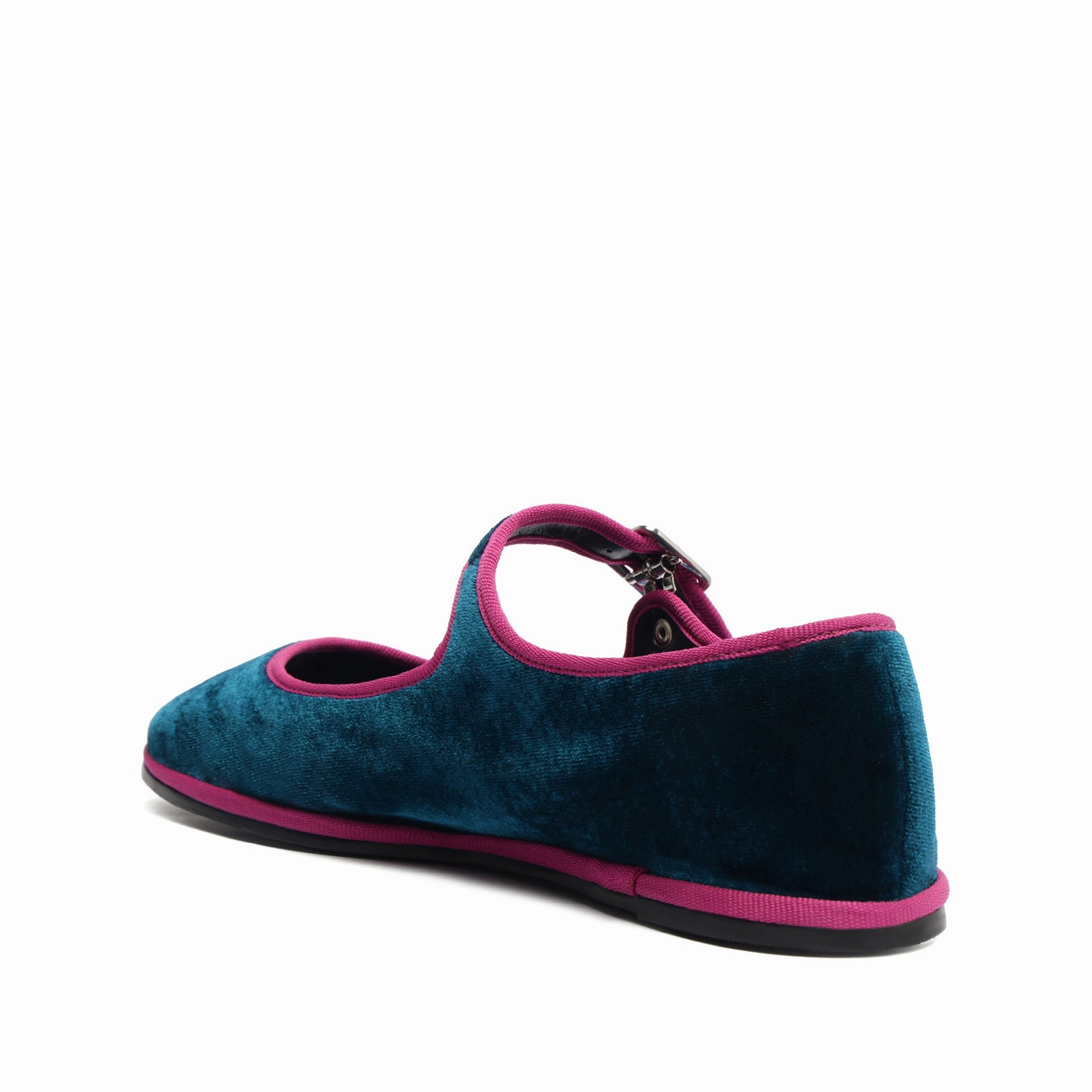 Clarissa Velvet Flat Rhythm-Based Wear Move-Easy Layers