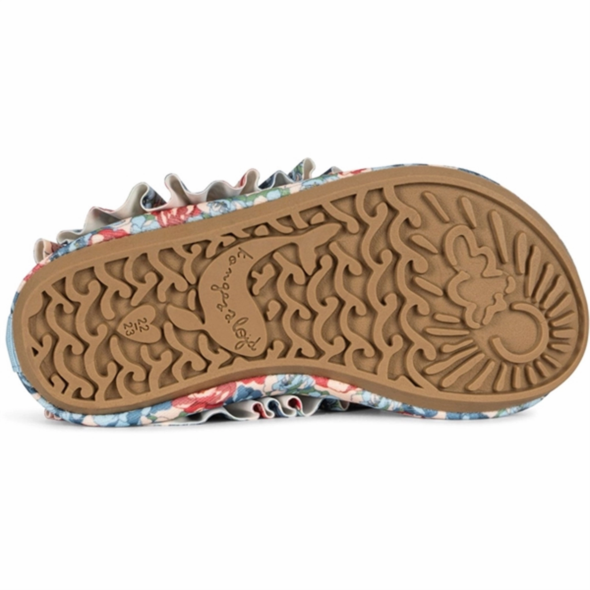 Konges Sl?Jd Manuca Frill Swim Shoes Rosie Blue Bold In Simplicity