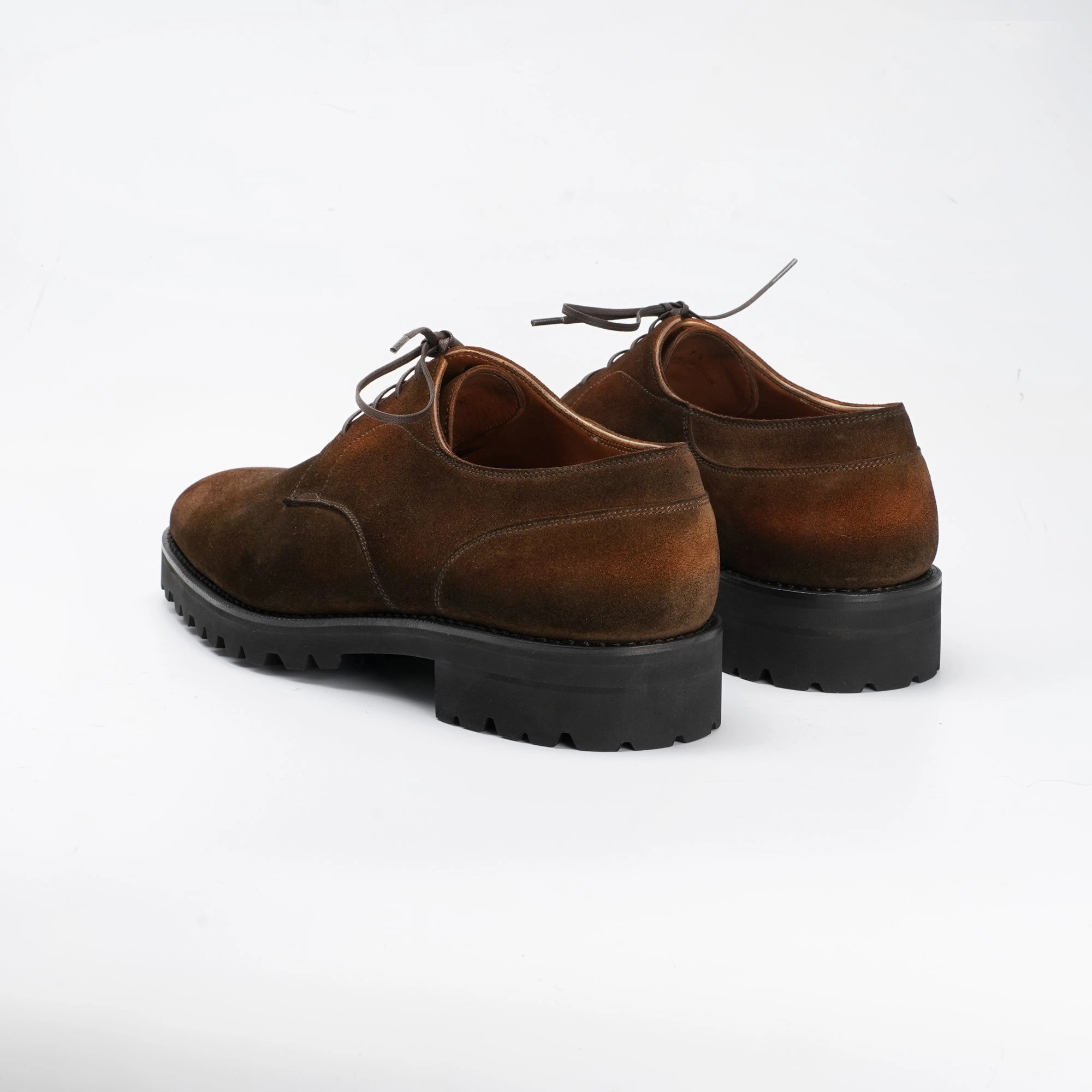 Derby Simple Shoe Mto - Espresso Patina On Suede Easy Essential