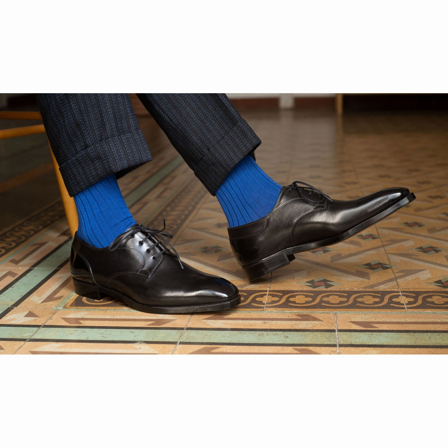 Shift-Mode Classic Derby Shoe Mto - Onyx