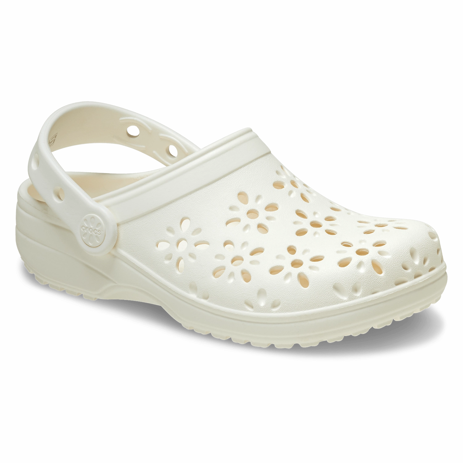 Classic Floral Cut Out Clog Edge-Layered Urban Flowwear