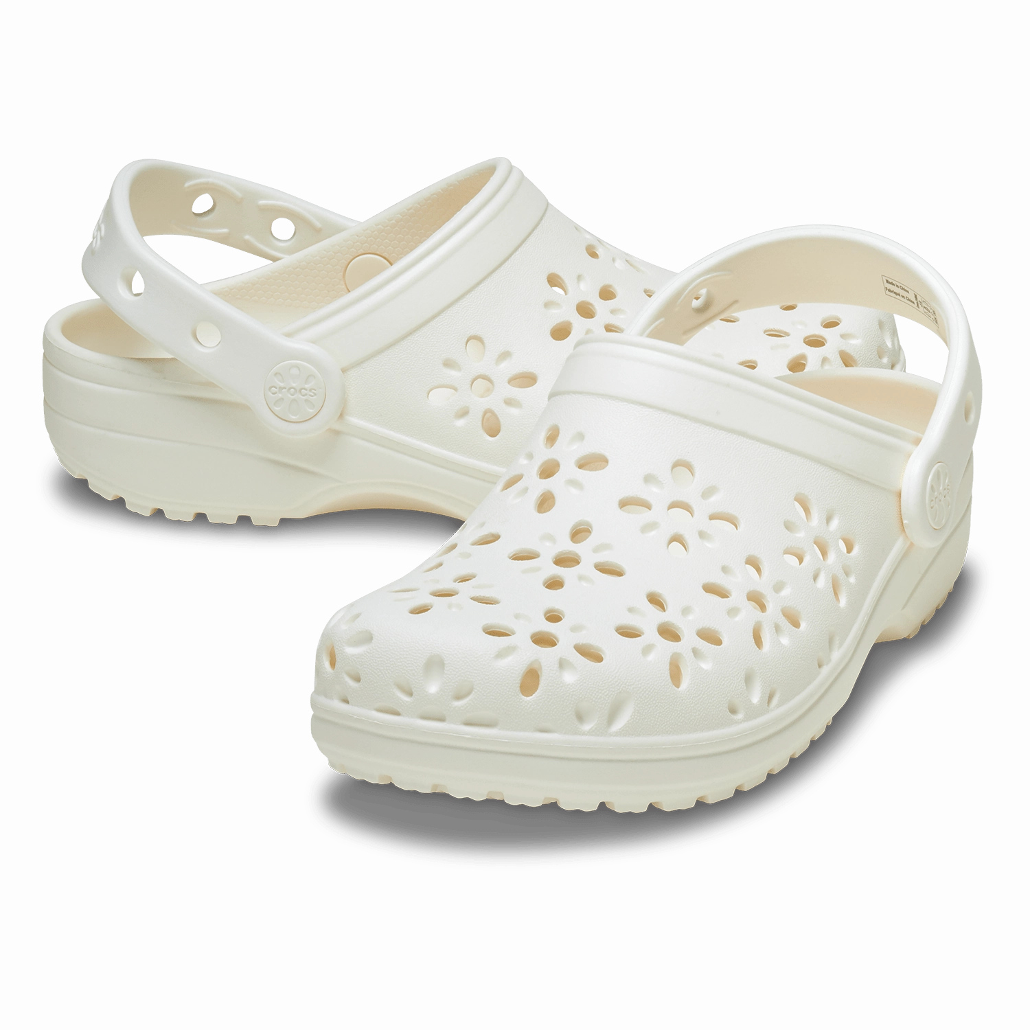 Classic Floral Cut Out Clog Adapt-Fit Gear