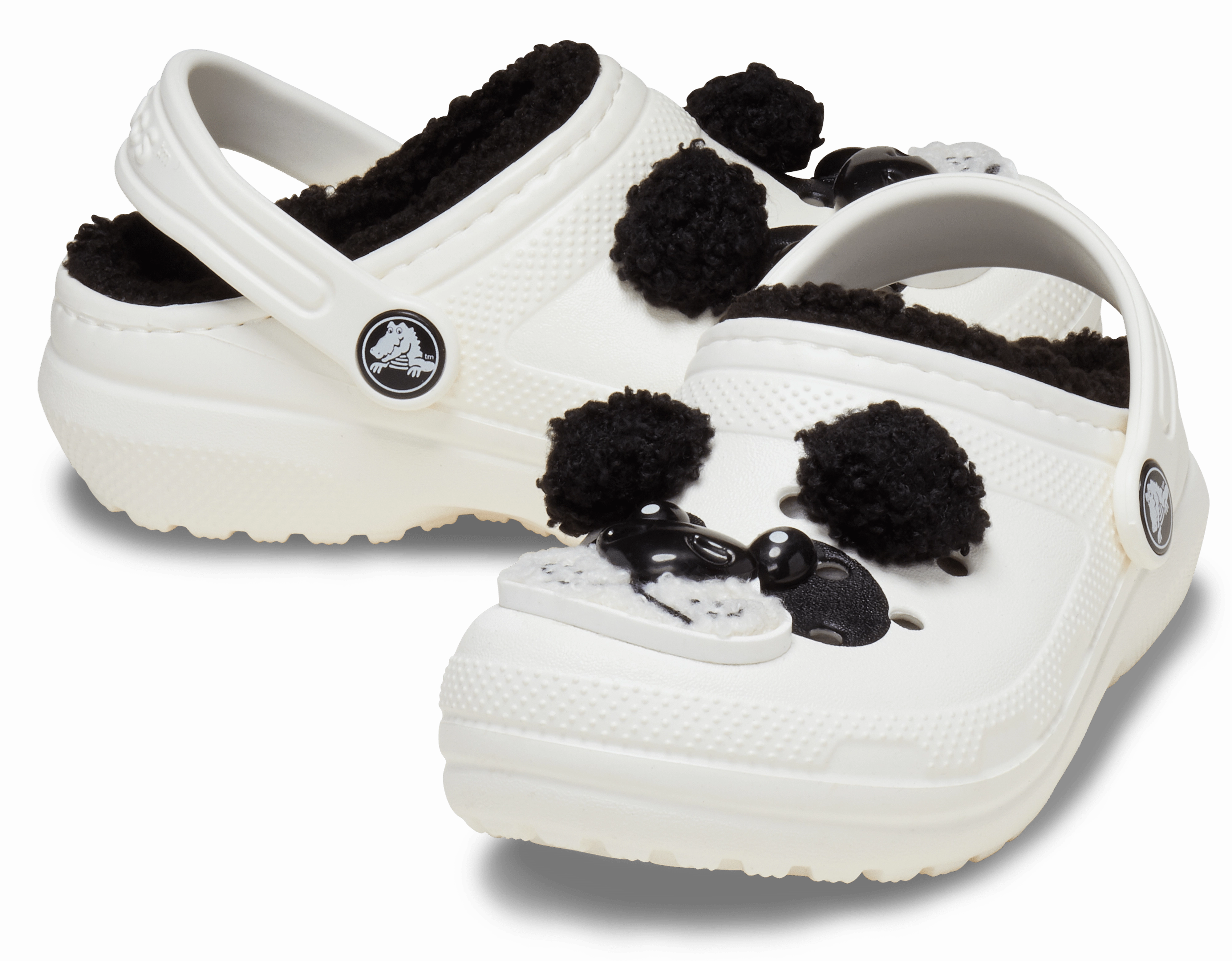 Classic Lined Iam Panda Bear Clog Kids (Age 5 ) Authentic Motion Design In Focus