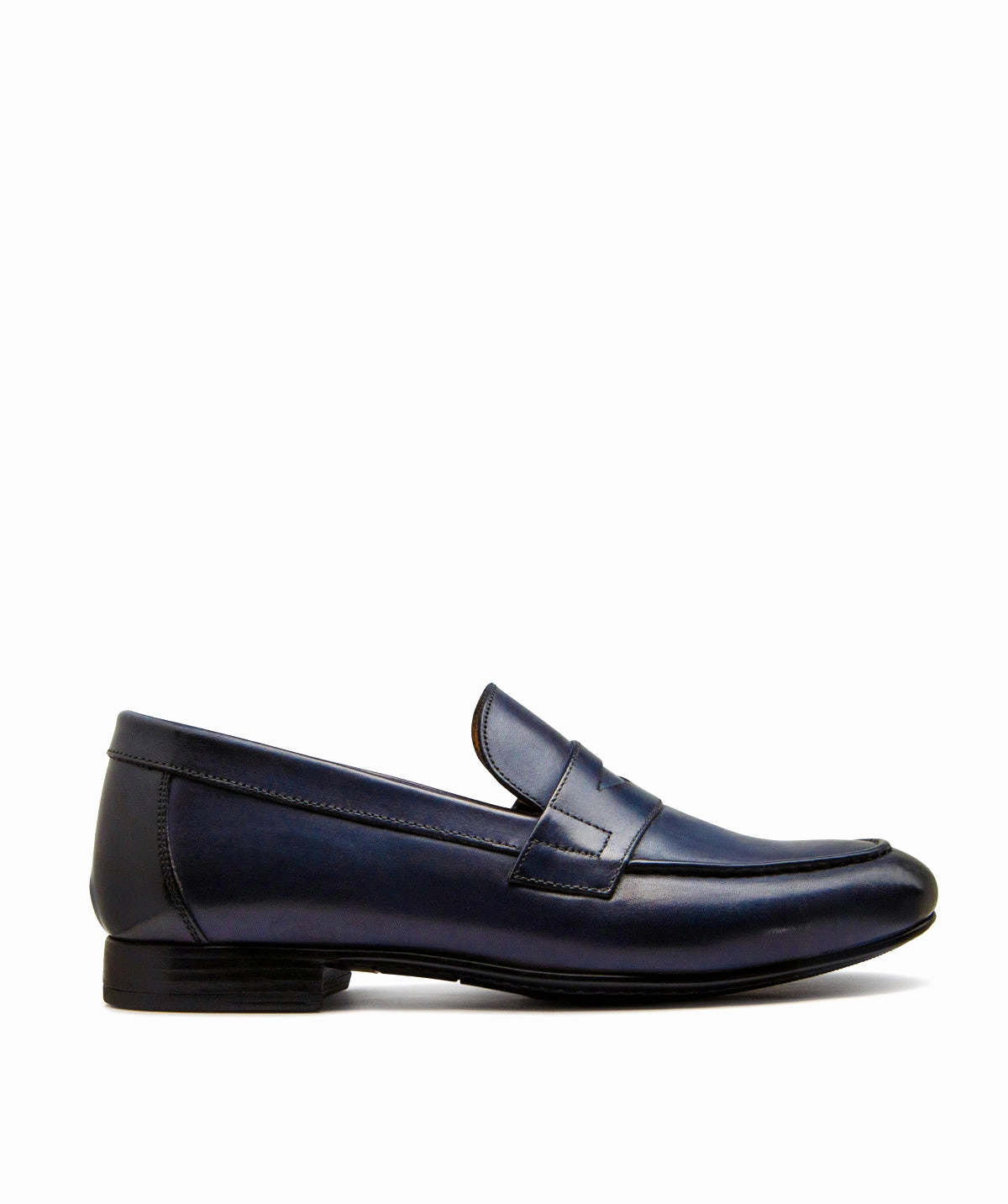 Clayton Blue Patina Moccasin Quiet Performance